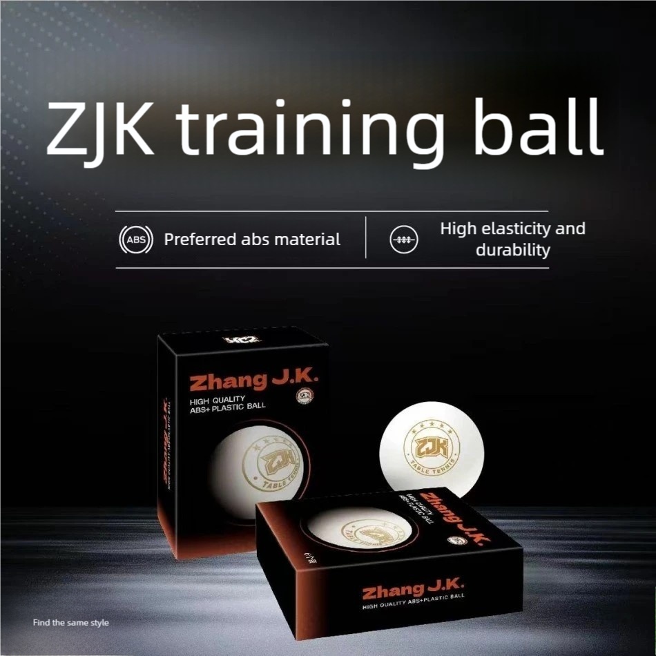Table Tennis Match - Tafeltennisbal, ZJK Training 40+ pingpongbal, 6