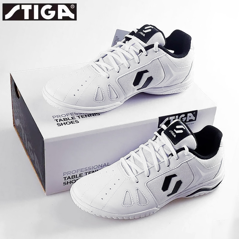 Table Tennis Elite - STIGA Liner IV Witte Tafeltennisschoenen Professionele