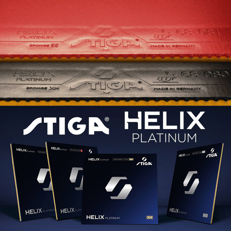 Table Tennis Elite - STIGA HELIX Platinum Series Tafeltennisrubber High