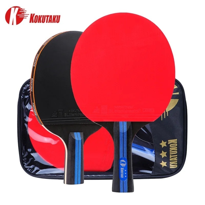 Table Tennis Match - Kokutaku 3 Sterren Ping Pong Rackets