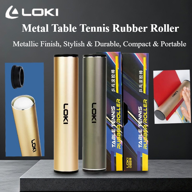 Table Tennis From - LOKI Metalen Tafeltennis Rubber Roller Ball