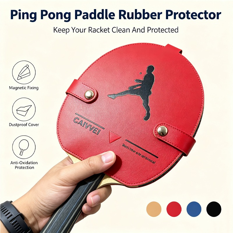 Table Tennis From - Magnetische tafeltennisracketbeschermer Anti-oxidatie beschermhoes voor pingpongpeddels