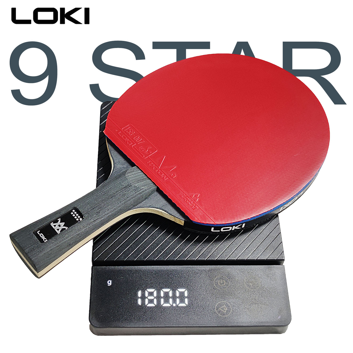 LOKI 9 Ster Tafeltennisracket  - Table Tennis Zone recensie en prijs