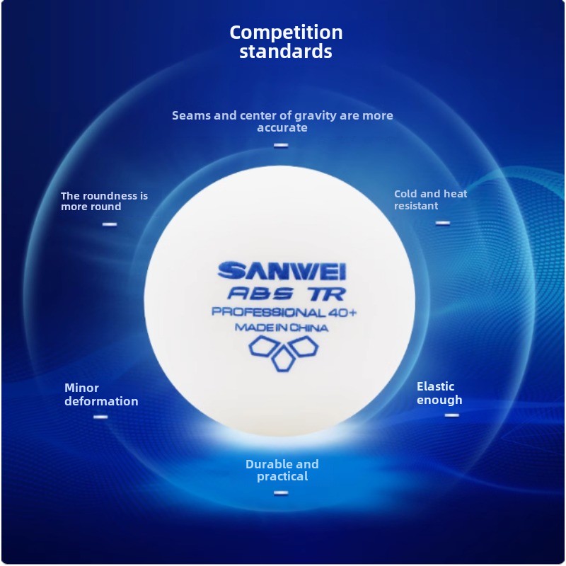 100 stuks Sanwei Nieuwe Materi - Table Tennis Game Pc recensie en prijs